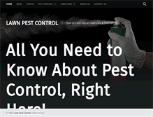 Tablet Screenshot of lawnpestcontrol.com